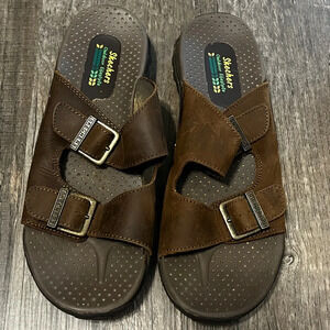 Skechers Leather Outdoor Lifestyle Sandals